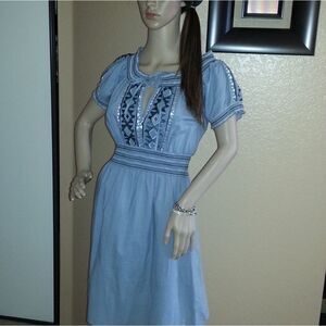 Option Tribal Gray Dress Size Large